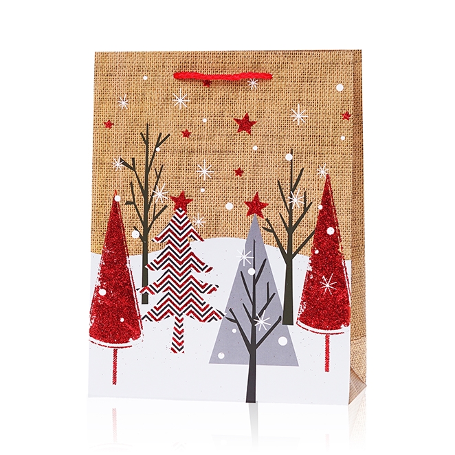 Torebki prezentowe świąteczne 40x30cm 12szt TP536 Torebki prezentowe świąteczne 40x30cm 12szt TP536