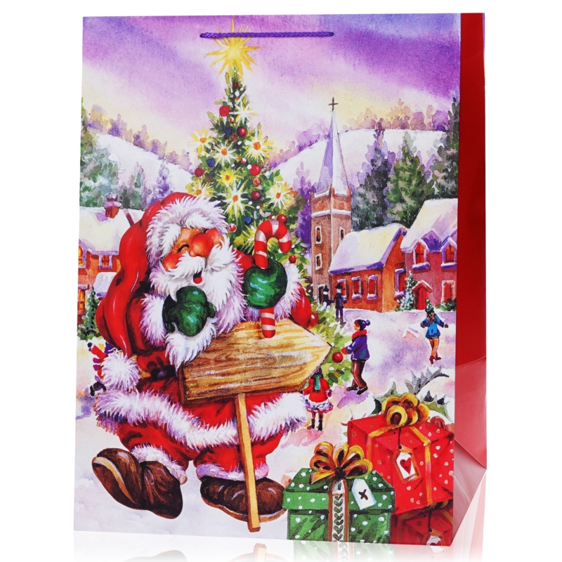 Torebki prezentowe świąteczne 54x36cm 12szt TP539 Torebki prezentowe świąteczne 54x36cm 12szt TP539