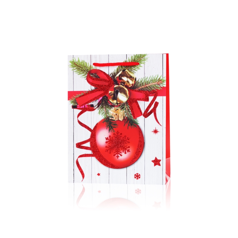 Torebki prezentowe świąteczne 24x18cm 12szt TP540 Torebki prezentowe świąteczne 24x18cm 12szt TP540