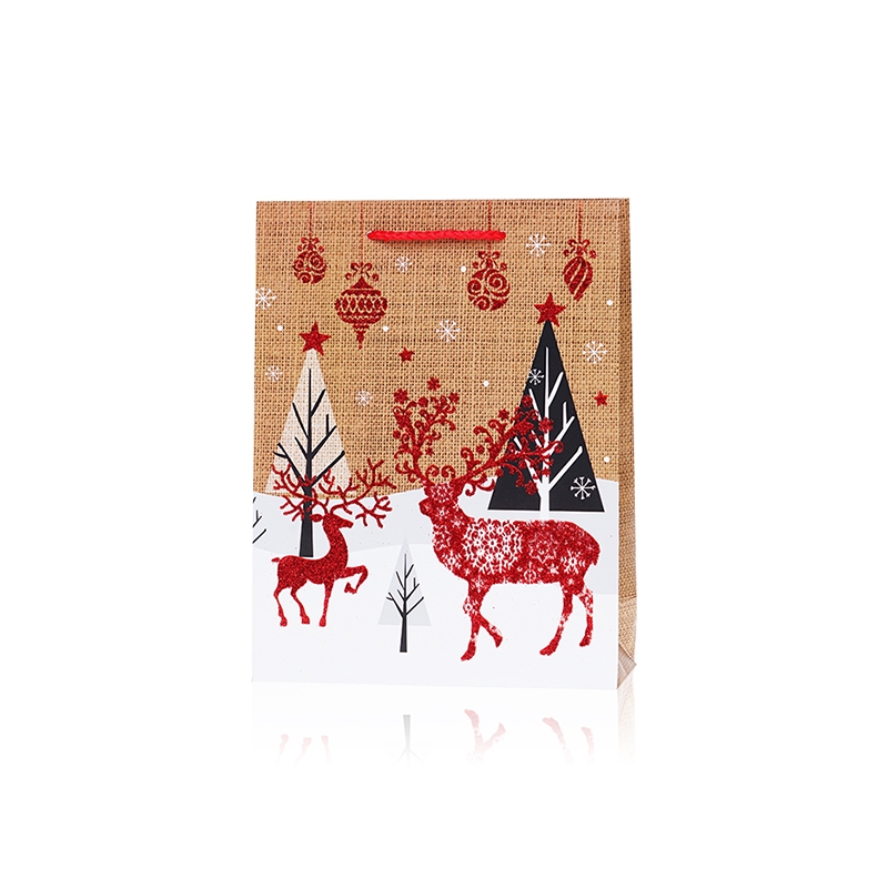 Torebki prezentowe świąteczne 24x18cm 12szt TP554 Torebki prezentowe świąteczne 24x18cm 12szt TP554