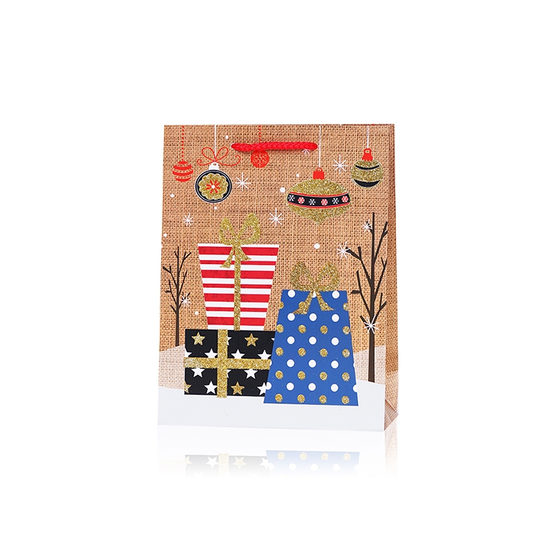 Torebki prezentowe świąteczne 24x18cm 12szt TP554 Torebki prezentowe świąteczne 24x18cm 12szt TP554