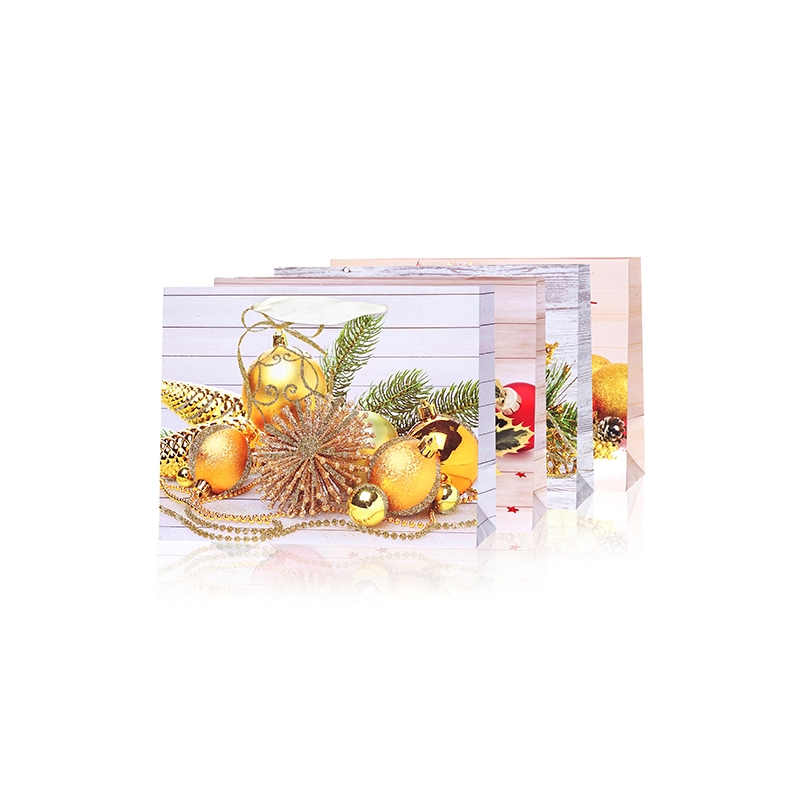 Torebki prezentowe świąteczne 24x18cm 12szt TP555 Torebki prezentowe świąteczne 24x18cm 12szt TP555