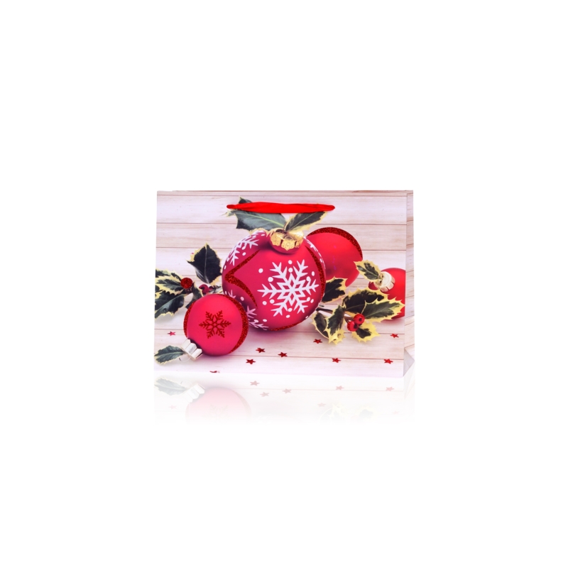 Torebki prezentowe świąteczne 24x18cm 12szt TP555 Torebki prezentowe świąteczne 24x18cm 12szt TP555