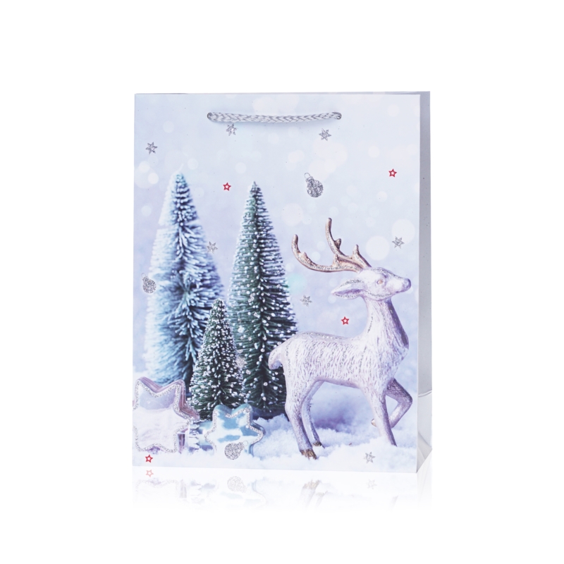 Torebki prezentowe świąteczne 32x26cm 12szt TP556 Torebki prezentowe świąteczne 32x26cm 12szt TP556