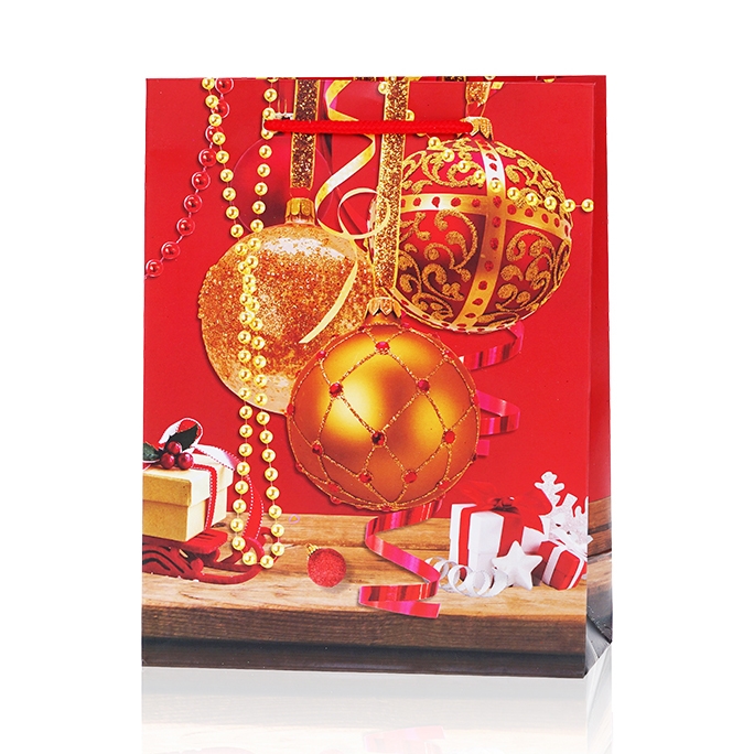 Torebki prezentowe świąteczne 40x30cm 12szt TP557 Torebki prezentowe świąteczne 40x30cm 12szt TP557