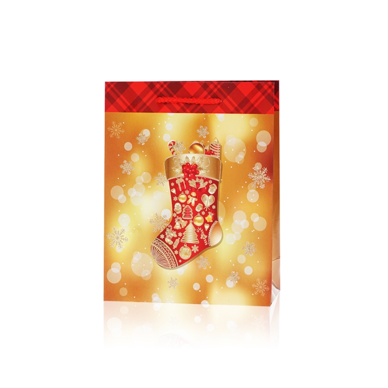 Torebki prezentowe świąteczne 23x18cm 12szt TP558 Torebki prezentowe świąteczne 23x18cm 12szt TP558
