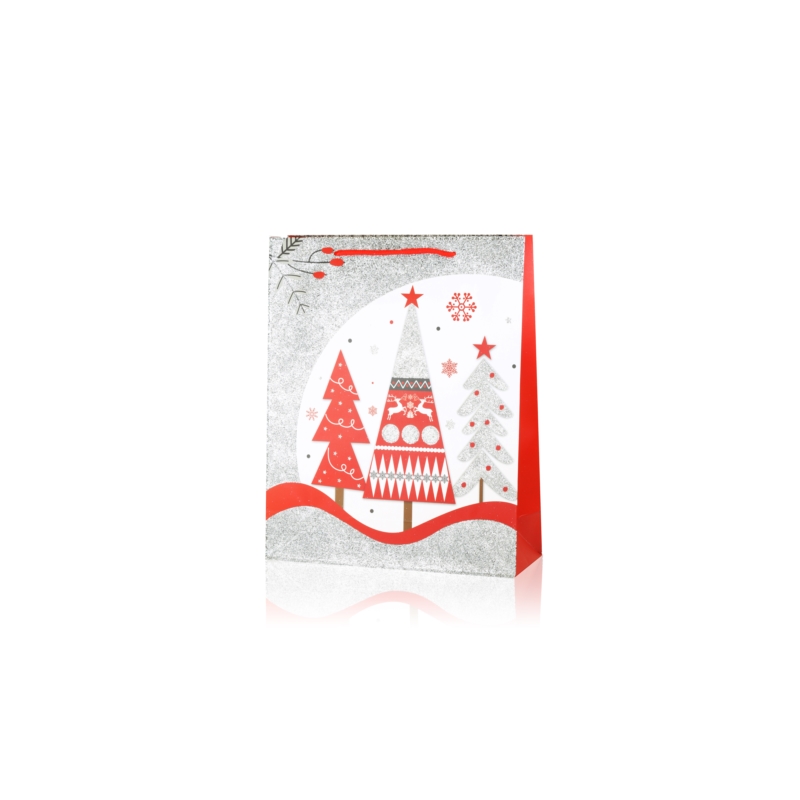 Torebki prezentowe świąteczne 14x12cm 12szt TP562 Torebki prezentowe świąteczne 14x12cm 12szt TP562