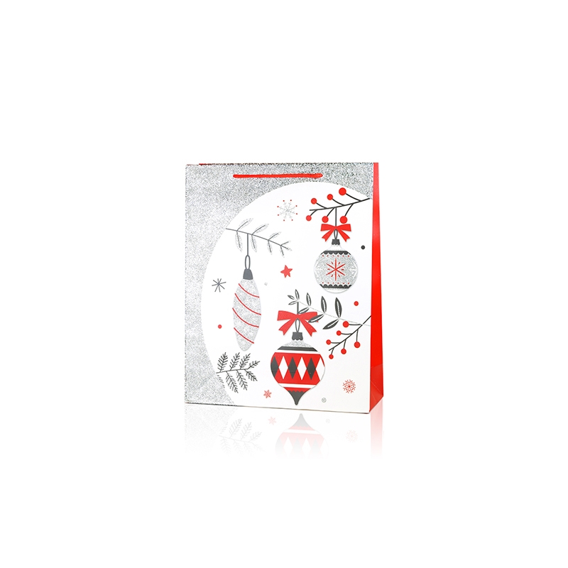 Torebki prezentowe świąteczne 14x12cm 12szt TP562 Torebki prezentowe świąteczne 14x12cm 12szt TP562
