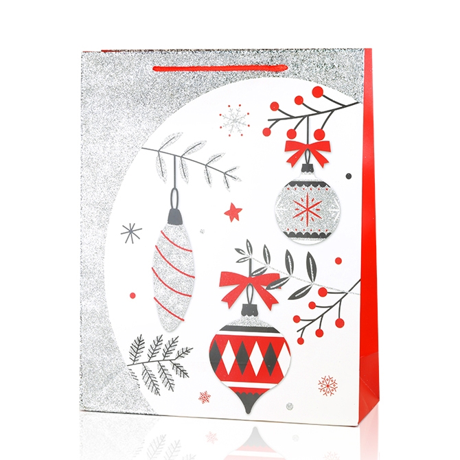 Torebki prezentowe świąteczne 40x30cm 12szt TP563 Torebki prezentowe świąteczne 40x30cm 12szt TP563