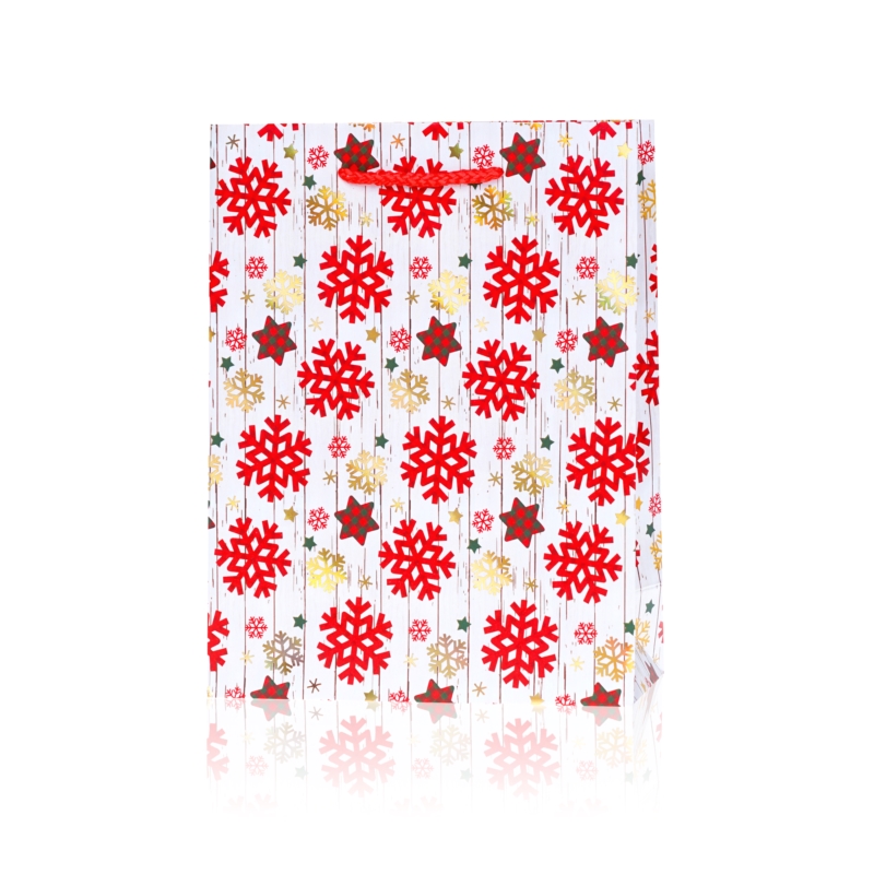 Torebki prezentowe świąteczne 32x26cm 12szt TP575 Torebki prezentowe świąteczne 32x26cm 12szt TP575