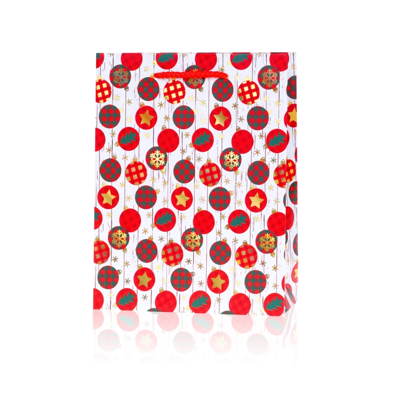 Torebki prezentowe świąteczne 32x26cm 12szt TP575 Torebki prezentowe świąteczne 32x26cm 12szt TP575