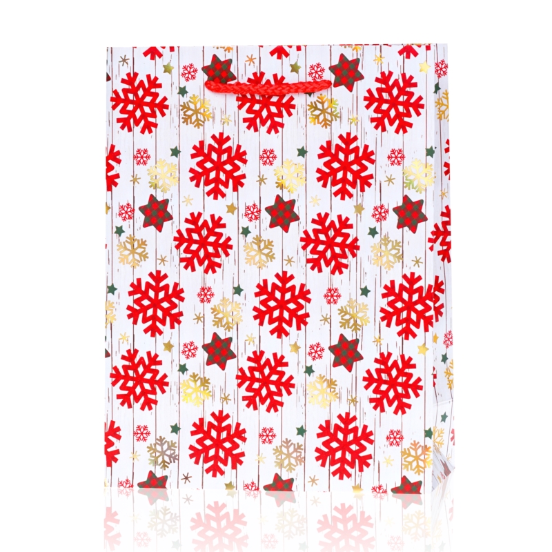 Torebki prezentowe świąteczne 42x31cm 12szt TP576 Torebki prezentowe świąteczne 42x31cm 12szt TP576