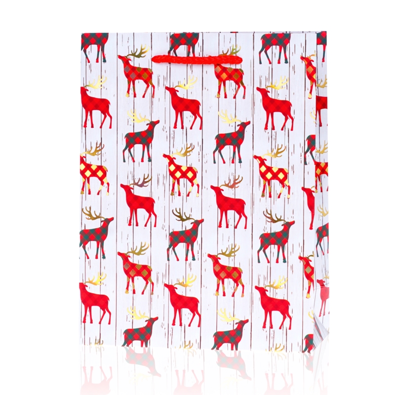 Torebki prezentowe świąteczne 42x31cm 12szt TP576 Torebki prezentowe świąteczne 42x31cm 12szt TP576