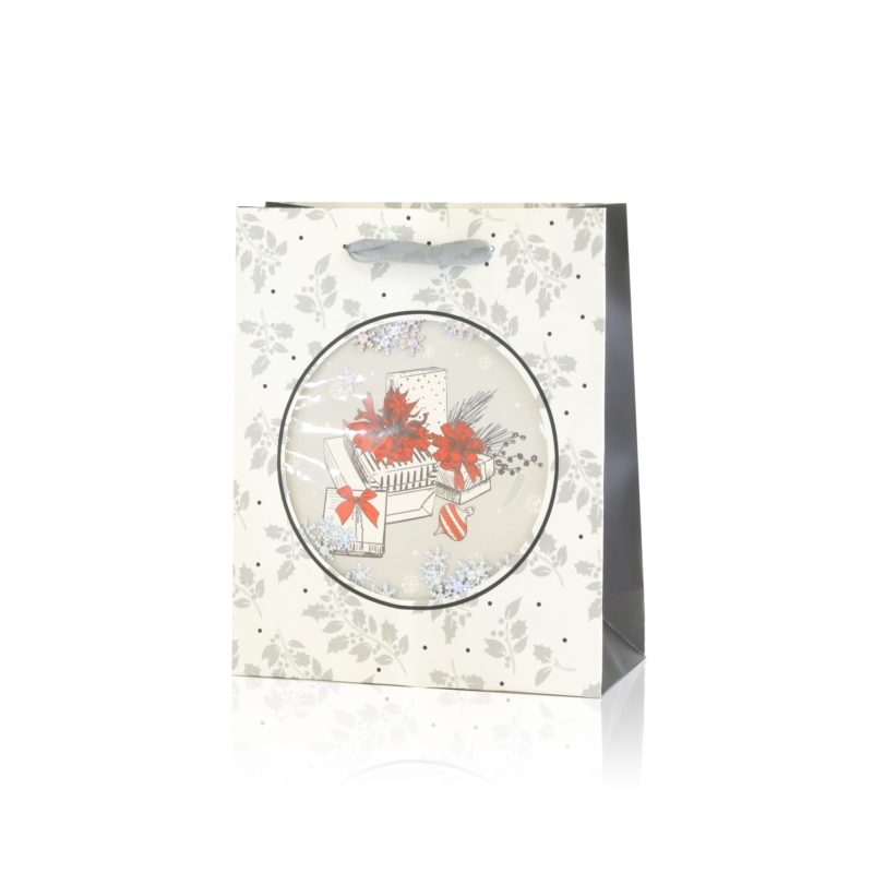 Torebki prezentowe świąteczne 24x20cm 12szt TP580 Torebki prezentowe świąteczne 24x20cm 12szt TP580