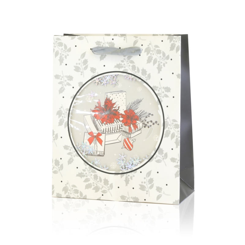 Torebki prezentowe świąteczne 32x26cm 12szt TP581 Torebki prezentowe świąteczne 32x26cm 12szt TP581