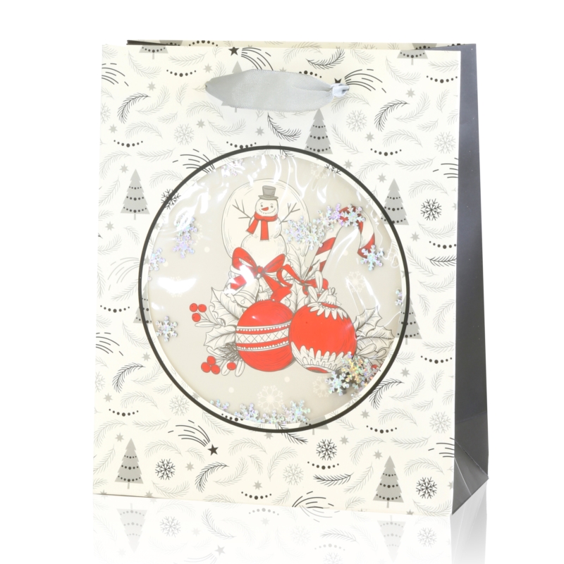 Torebki prezentowe świąteczne 40x30cm 12szt TP582 Torebki prezentowe świąteczne 40x30cm 12szt TP582