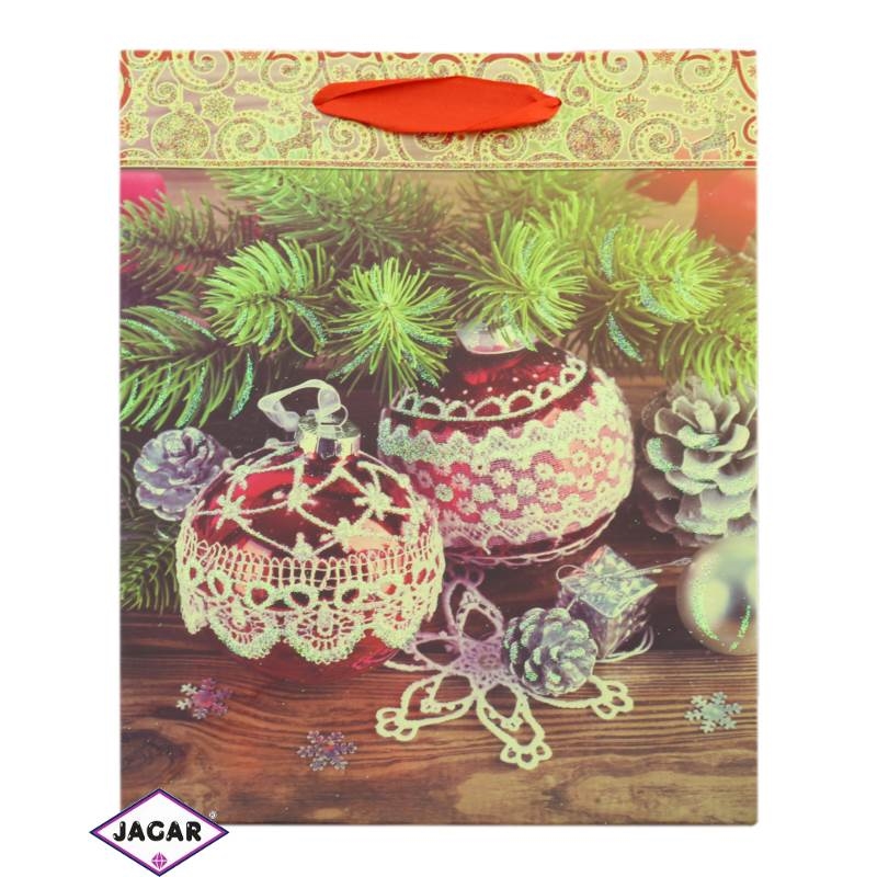 Torebki świąteczne - 24cmx18cm - 12szt/op TP81 Torebki świąteczne - 24cmx18cm - 12szt/op TP81