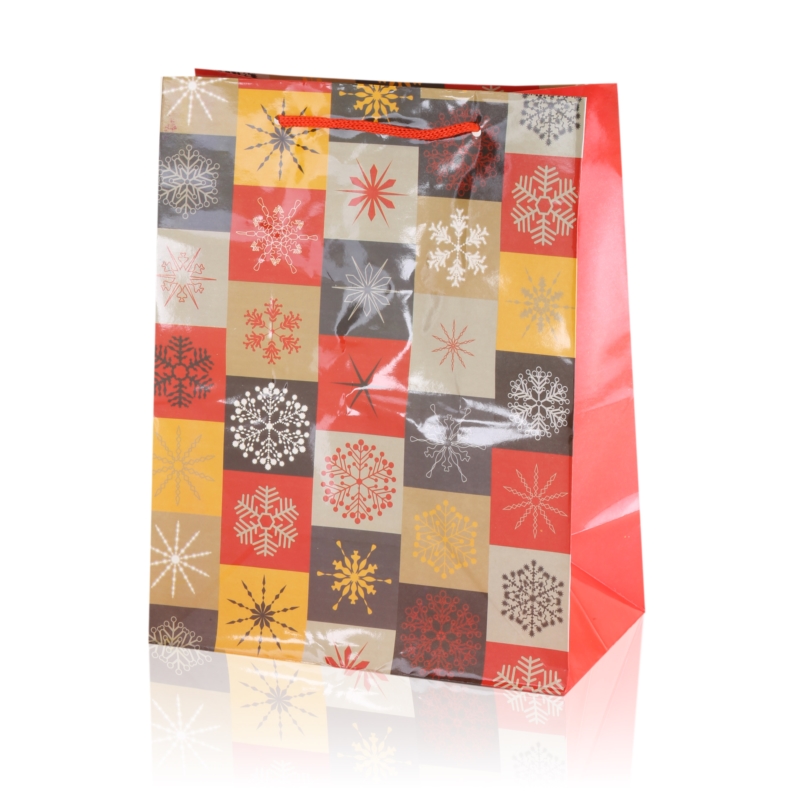 Torebki świąteczne - 23cmx18cm - 12szt/op TP833 Torebki świąteczne - 23cmx18cm - 12szt/op TP833