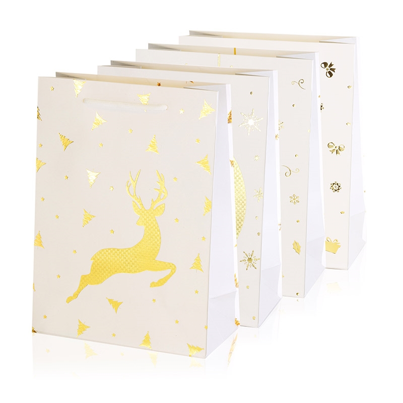 Torebki świąteczne 42x30x12cm 12szt/op TP874 Torebki świąteczne 42x30x12cm 12szt/op TP874
