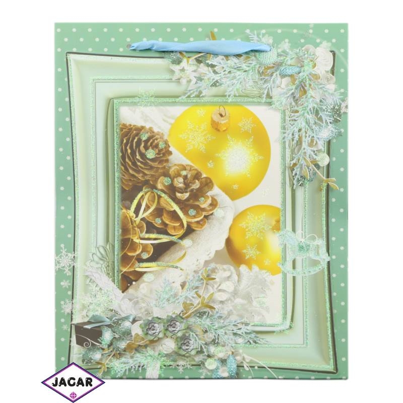 Torebki świąteczne - 32cmx26cm - 12szt/op TP89 Torebki świąteczne - 32cmx26cm - 12szt/op TP89