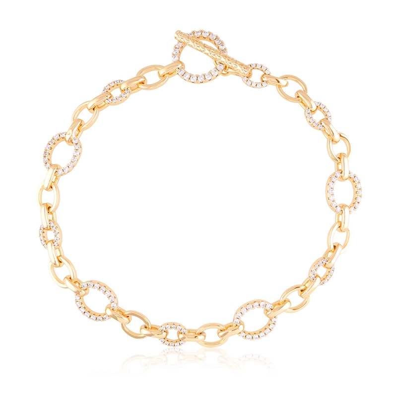 Bransoletka z kryształkami Xuping BP23389 Bransoletka z kryształkami Xuping BP23389