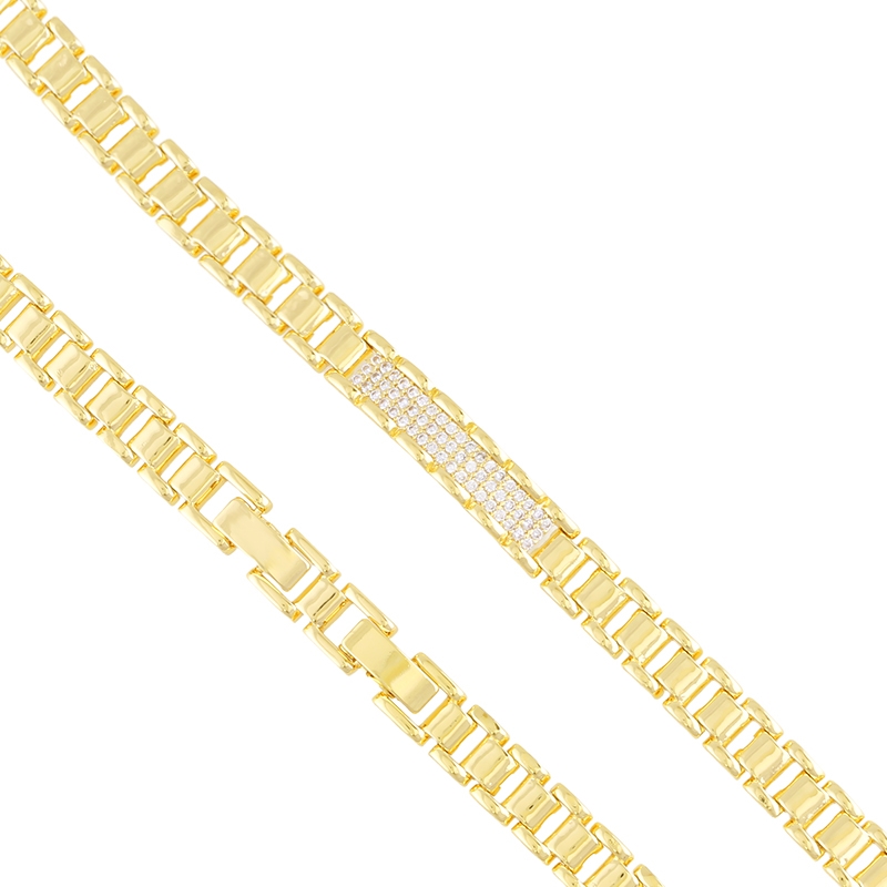 Bransoletka 14k z kryształkami Milan BP23428 Bransoletka 14k z kryształkami Milan BP23428