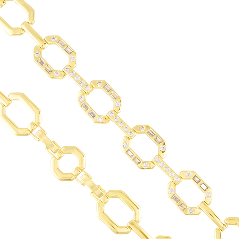 Bransoletka 14k z kryształkami Milan BP23429 Bransoletka 14k z kryształkami Milan BP23429