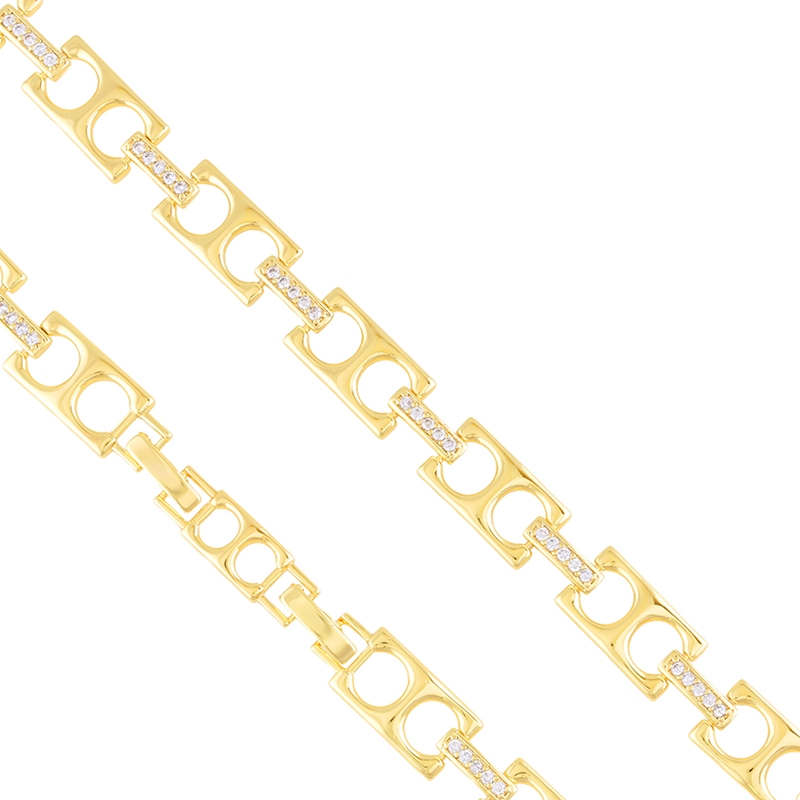 Bransoletka 14k z kryształkami Milan BP23430 Bransoletka 14k z kryształkami Milan BP23430