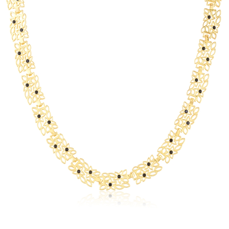 Naszyjnik 14k z kryształkami 1cm CP18889 Naszyjnik 14k z kryształkami 1cm CP18889