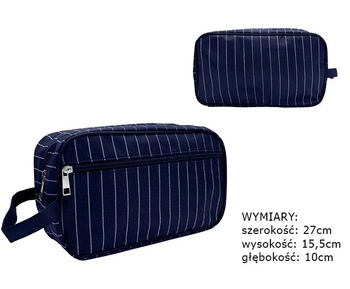 Kosmetyczka męska KOS-15 Navy KOS555 Kosmetyczka męska KOS-15 Navy KOS555