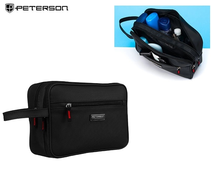 Kosmetyczka męska KOS-ME-6 Black KOS556 Kosmetyczka męska KOS-ME-6 Black KOS556