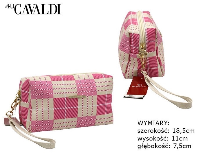 Kosmetyczka damska KOS-35 Pink KOS558 Kosmetyczka damska KOS-35 Pink KOS558