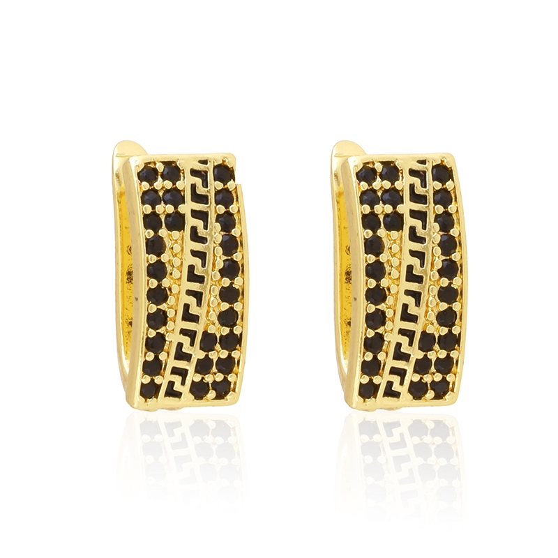 Kolczyki 14k grecki wzór Milan EAP45906 Kolczyki 14k grecki wzór Milan EAP45906
