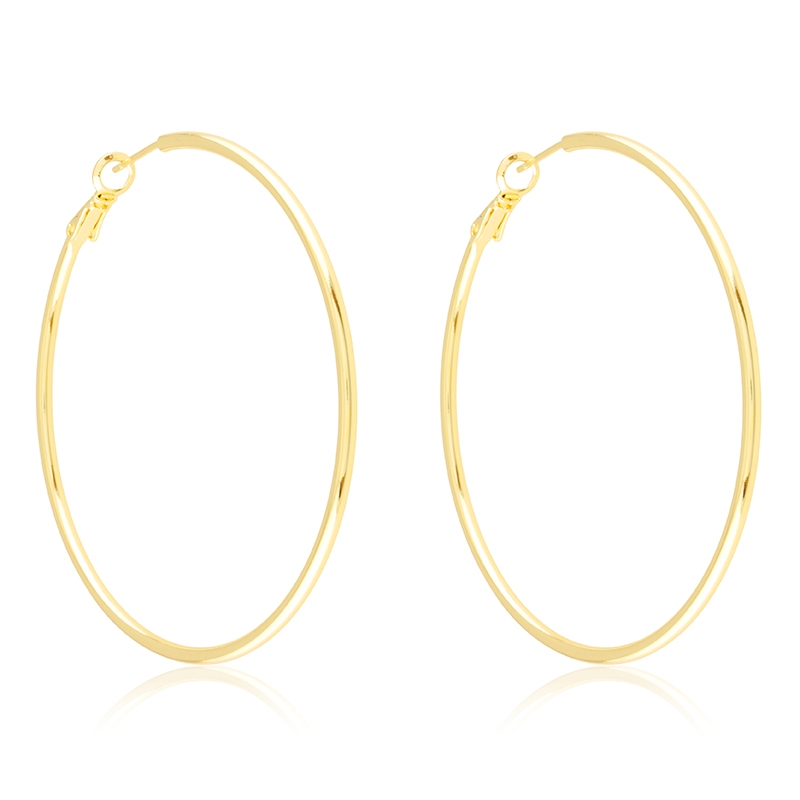 Kolczyki 14k koła 6cm Milan EAP45921 Kolczyki 14k koła 6cm Milan EAP45921