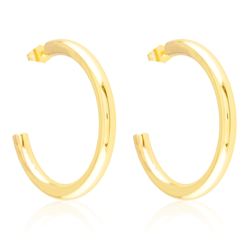 Kolczyki 14k koła 5cm LUNA EAP45922 Kolczyki 14k koła 5cm LUNA EAP45922