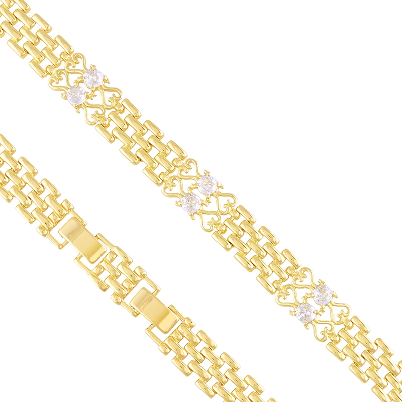 Bransoletka 14k z kryształkami Aisadi BP23496 Bransoletka 14k z kryształkami Aisadi BP23496