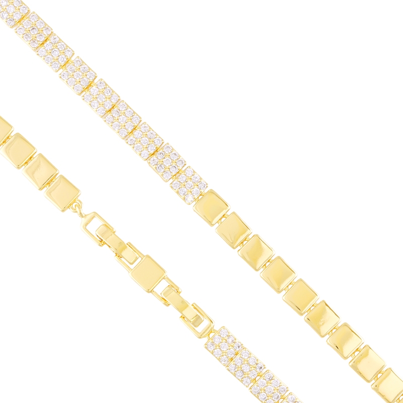 Bransoletka 14k z kryształkami Aisadi BP23499 Bransoletka 14k z kryształkami Aisadi BP23499