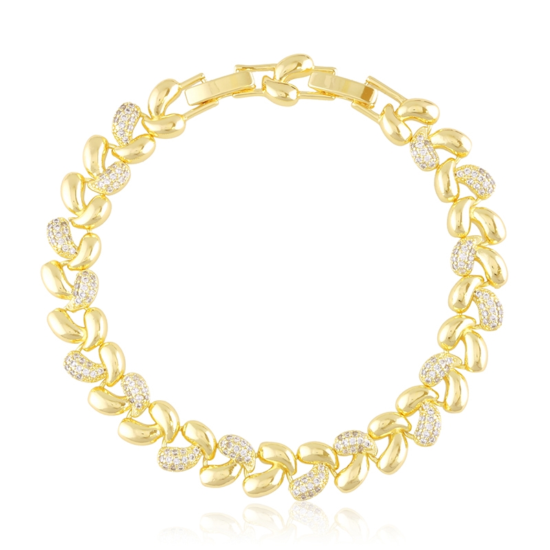 Bransoletka 14k z kryształkami Aisadi BP23501 Bransoletka 14k z kryształkami Aisadi BP23501