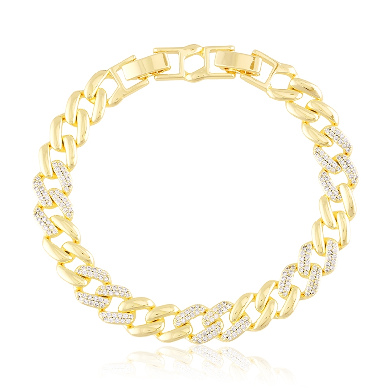 Bransoletka 14k z kryształkami Aisadi BP23512 Bransoletka 14k z kryształkami Aisadi BP23512