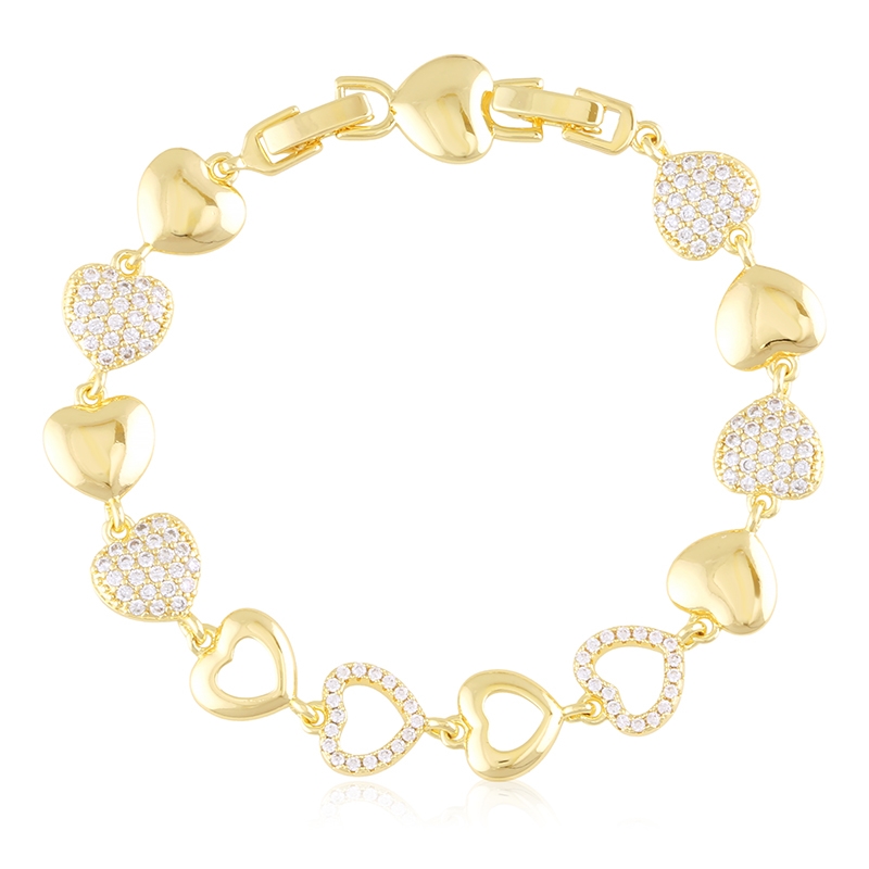 Bransoletka 14k z kryształkami Aisadi BP23513 Bransoletka 14k z kryształkami Aisadi BP23513