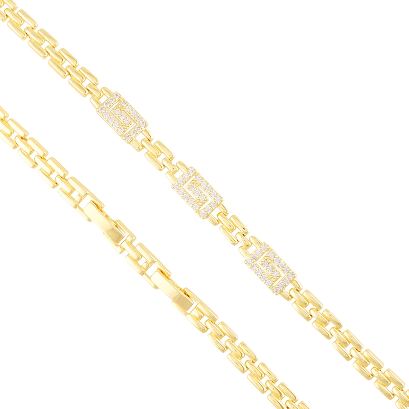 Bransoletka 14k grecki wzór Aisadi BP23514 Bransoletka 14k grecki wzór Aisadi BP23514