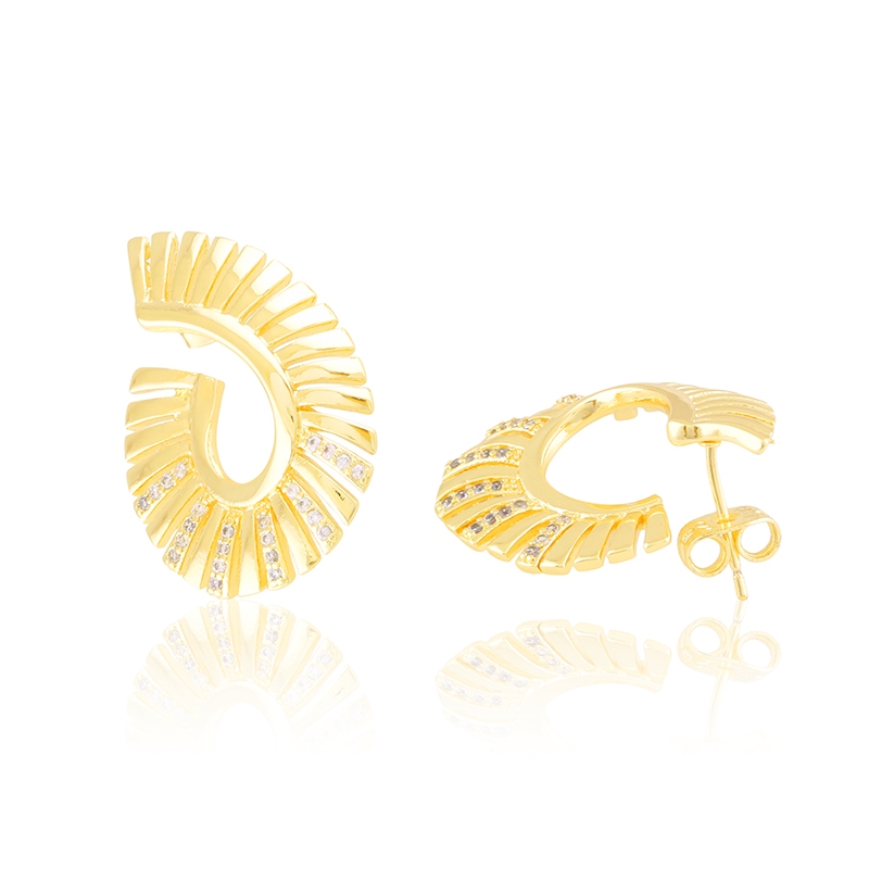 Kolczyki 14k koła 3cm Aisadi EAP45980 Kolczyki 14k koła 3cm Aisadi EAP45980