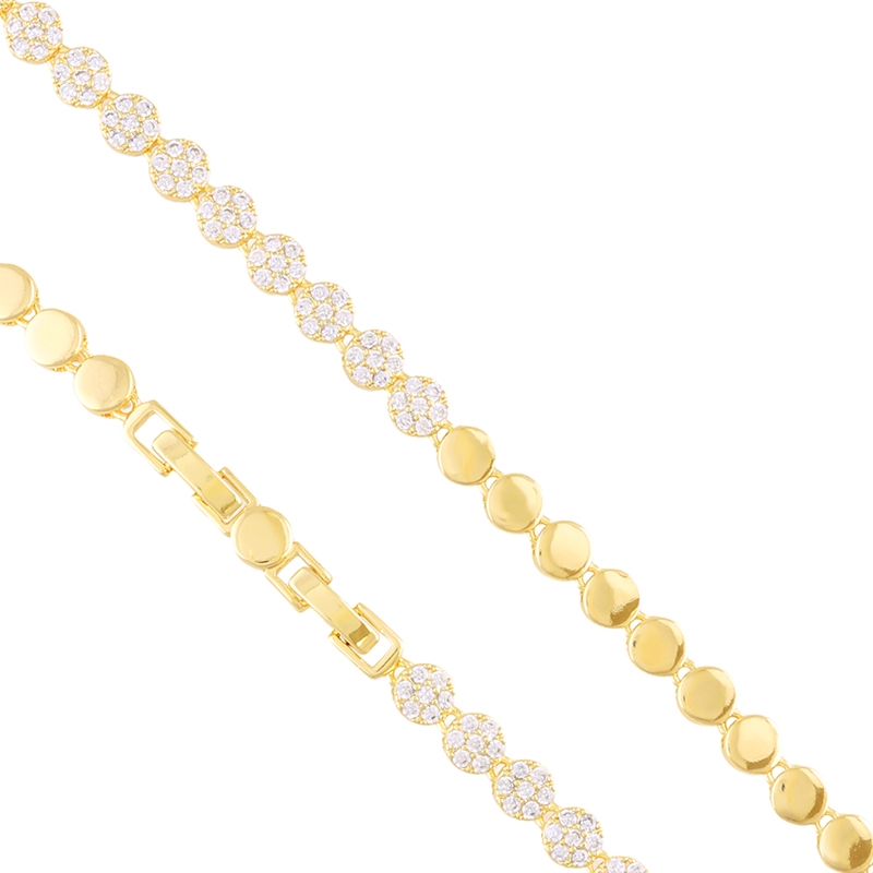 Bransoletka 14k z kryształkami Milan BP23524 Bransoletka 14k z kryształkami Milan BP23524