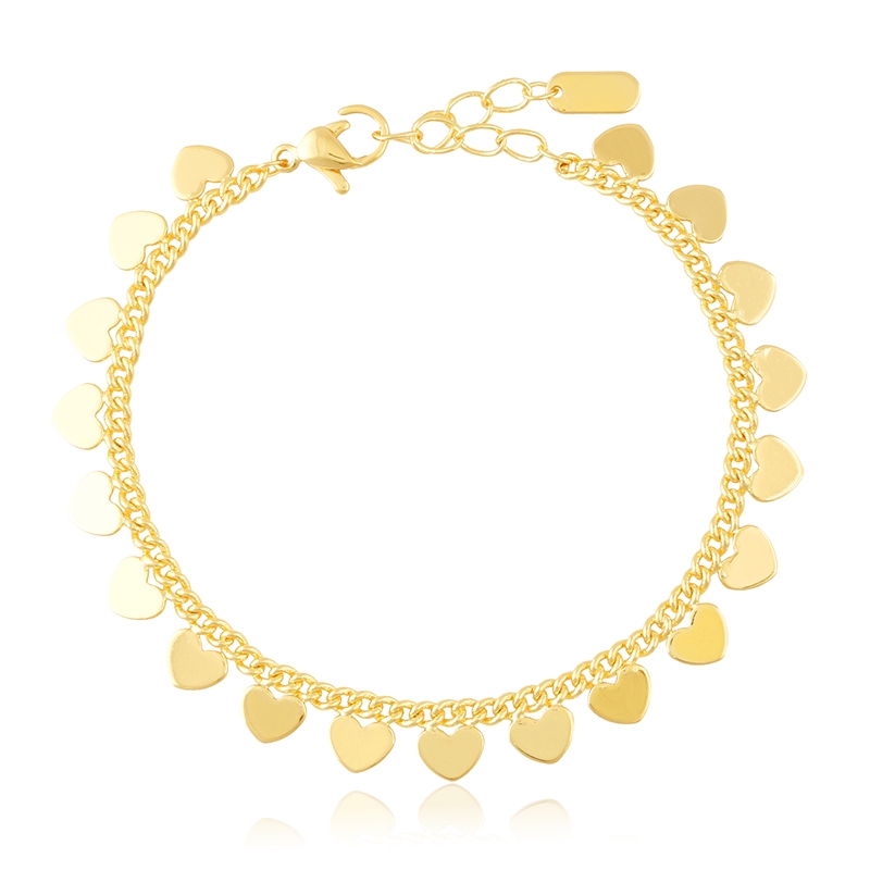 Bransoletka 14k serca Aisadi BP23543