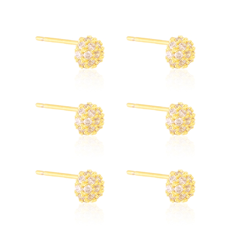 Kolczyki 14k sztyfty 3pary/op EAP46052 Kolczyki 14k sztyfty 3pary/op EAP46052