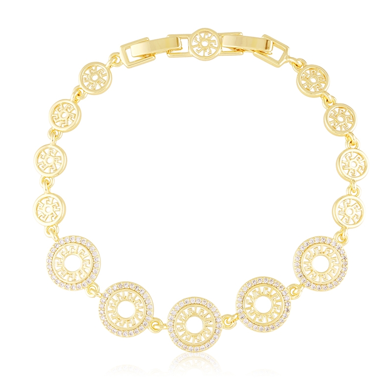 Bransoletka 14k grecki wzór LUNA BP23567 Bransoletka 14k grecki wzór LUNA BP23567