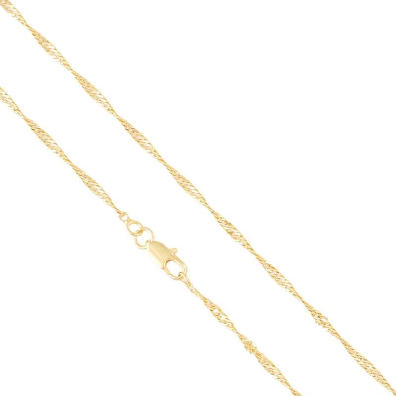 Łańcuszek ziarno 14K 45cm LAP5114