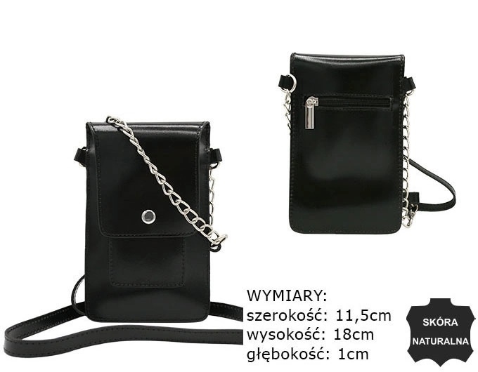 Torba skórzana 1642-SB Black TD1456
