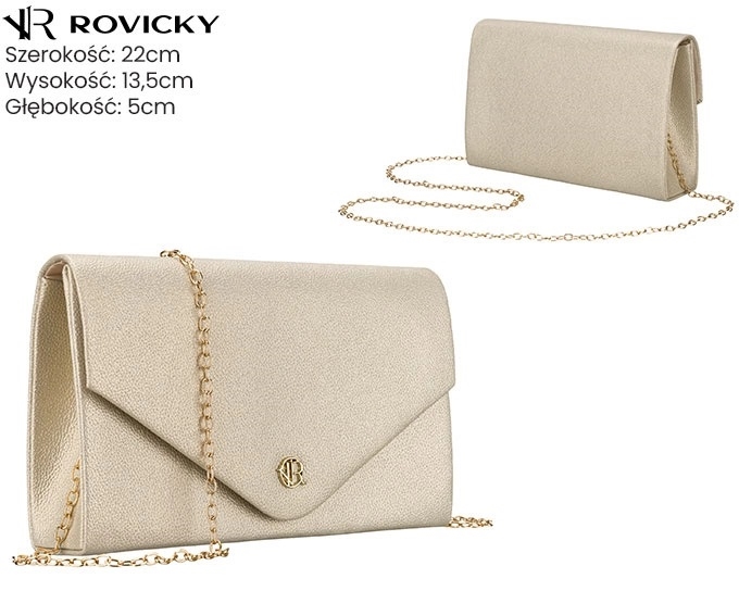 Torebka kopertówka R-XS030-3 Beige TD1460