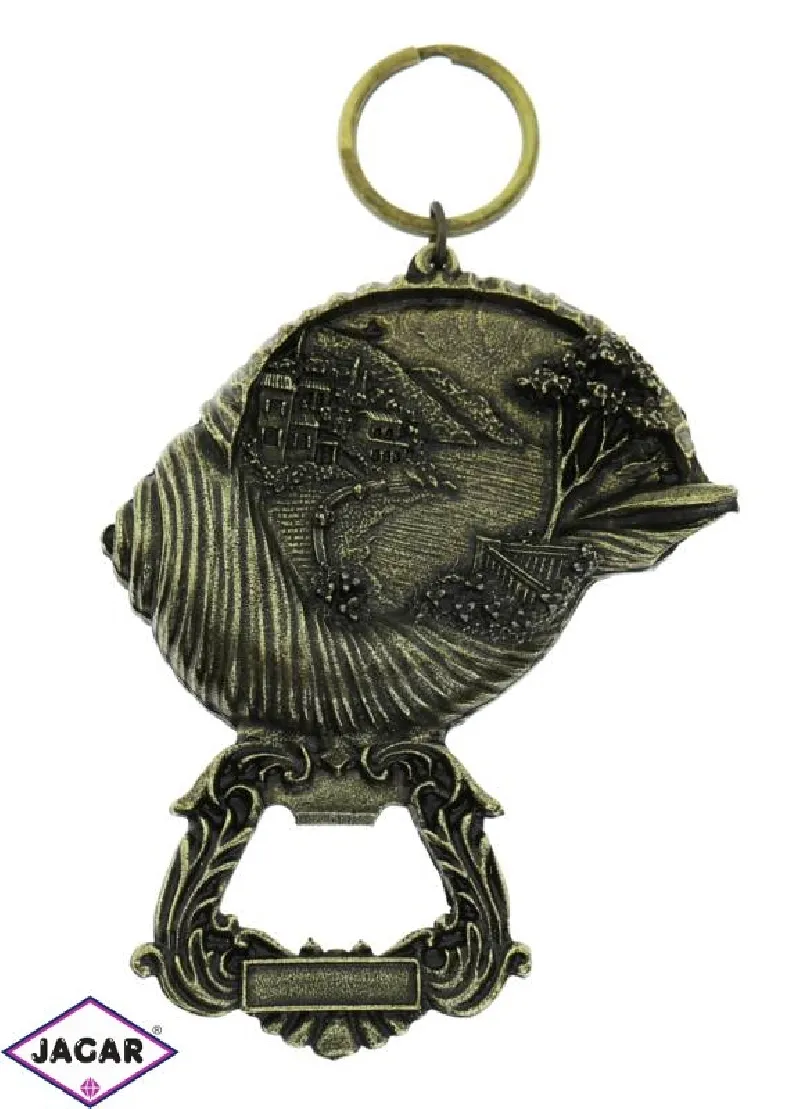 Brelok metalowy - otwieracz - muszla - BM87 Brelok metalowy - otwieracz - muszla - BM87